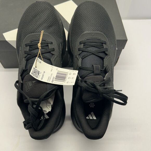 Adidas Galaxy 7 Triple Black Sneaker Men SZ 9 New in Box - Picture 2 of 8